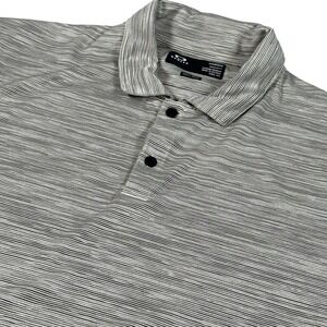 Oakley Men's XL Gray Soft Grain O Hydrolix Polo Shirt